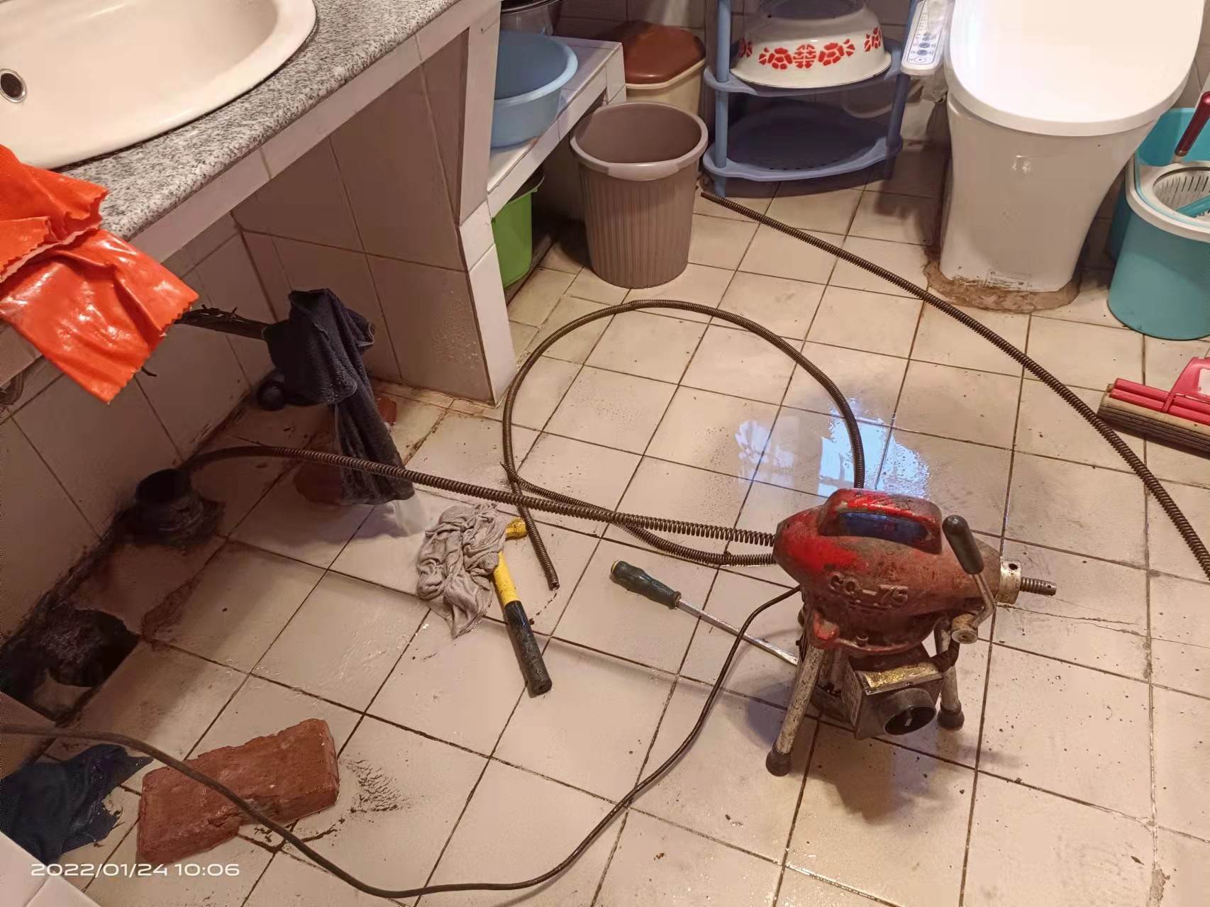 高青疏通厨房下水道，地漏疏通